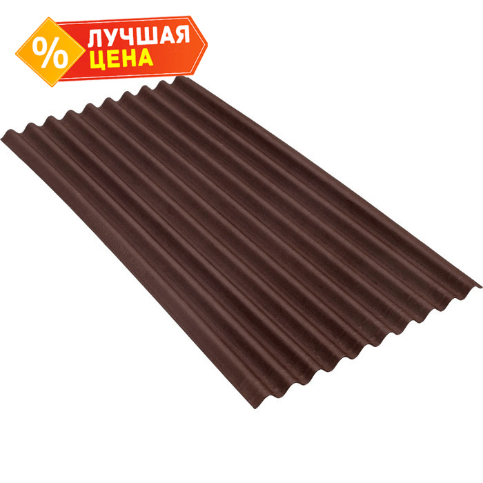 Ондулин Смарт коричневый 1950×950