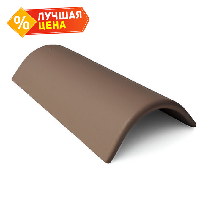 Коньковая черепица без зажима Braas Франкфуртская/Янтарь/Таунус коричневый