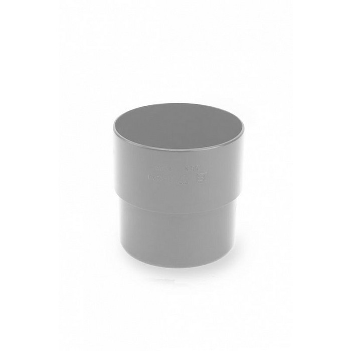 Муфта трубы ПВХ, 124(110)/80 мм, цвет Белый, Galeco