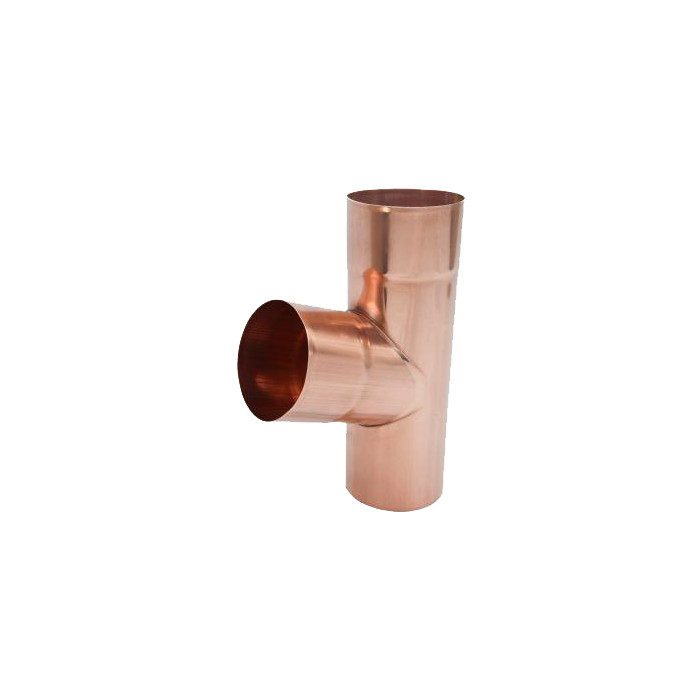 Тройник трубы, медь, d-100 мм, Aquasystem