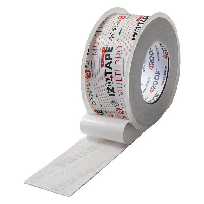 Мультифункциональная лента IZOTAPE MULTI PRO, односторонняя клейкая лента для наружных и внутренних работ, 25м, 4roof