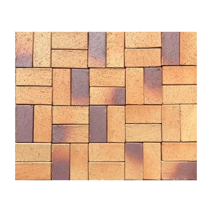 Тротуарная клинкерная брусчатка, Herbstlaub-geflammt 200x100x45 мм, ABC Klinkergruppe