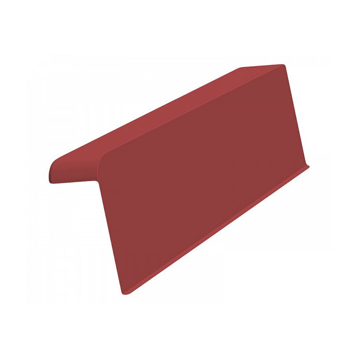 Боковая левая облегченная черепица для ЦПЧ, Красная, алюминий, ФЭЗ