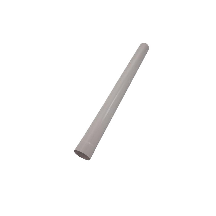 Труба водосточная, сталь, d-90 мм, L-1 м, белый, Aquasystem